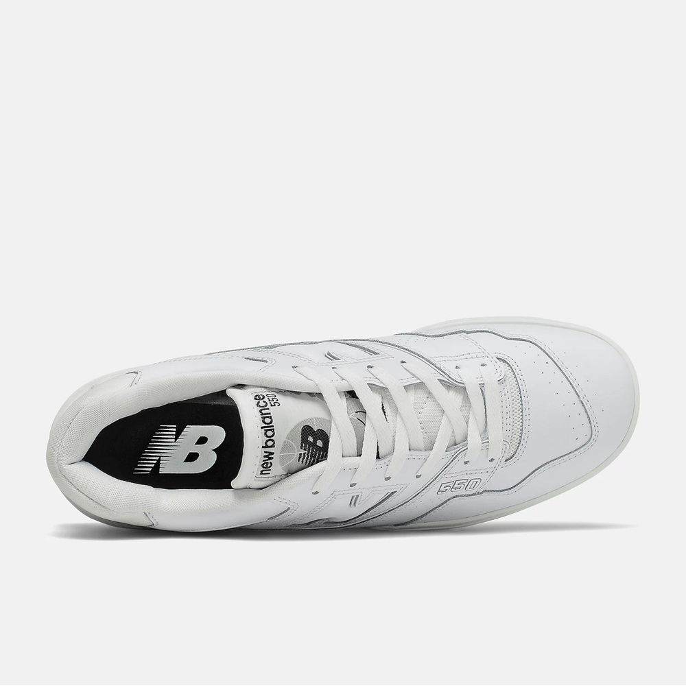 New Balance White Sneakers - 550